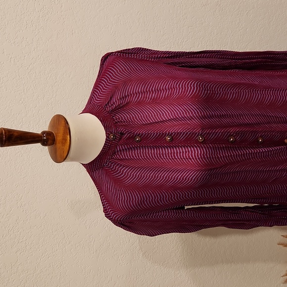 Anthropologie Maeve Semi-sheer Shirt Dress - Picture 2 of 8